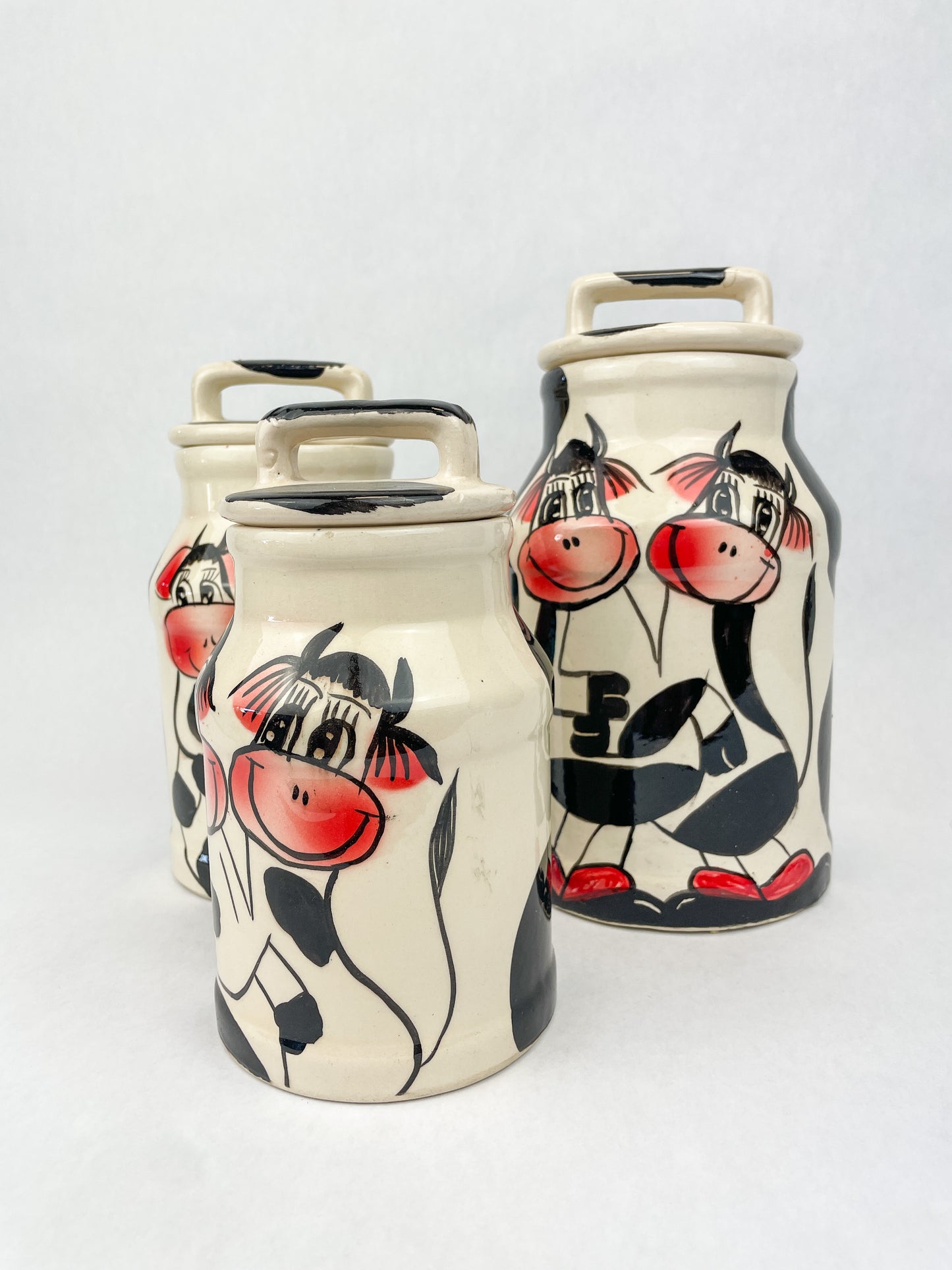 Talavera Canister Set 3 Pc Kitchen Canisters Cow Kitchen Decor