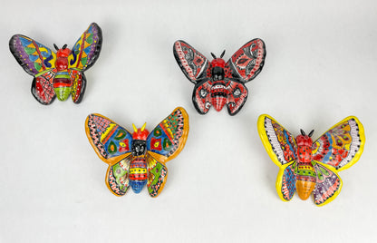Talavera Butterfly Mexican Wall Art Set