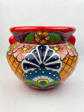 Load image into Gallery viewer, Talavera Flower Pots 10 Inches Talavera pottery Michoacana Planter

