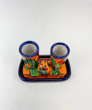 Load image into Gallery viewer, Talavera Tequila Shot Glass Set, Mexican Tequila Shot Glasses, Mexican Talavera, Talavera Shot Glasses
