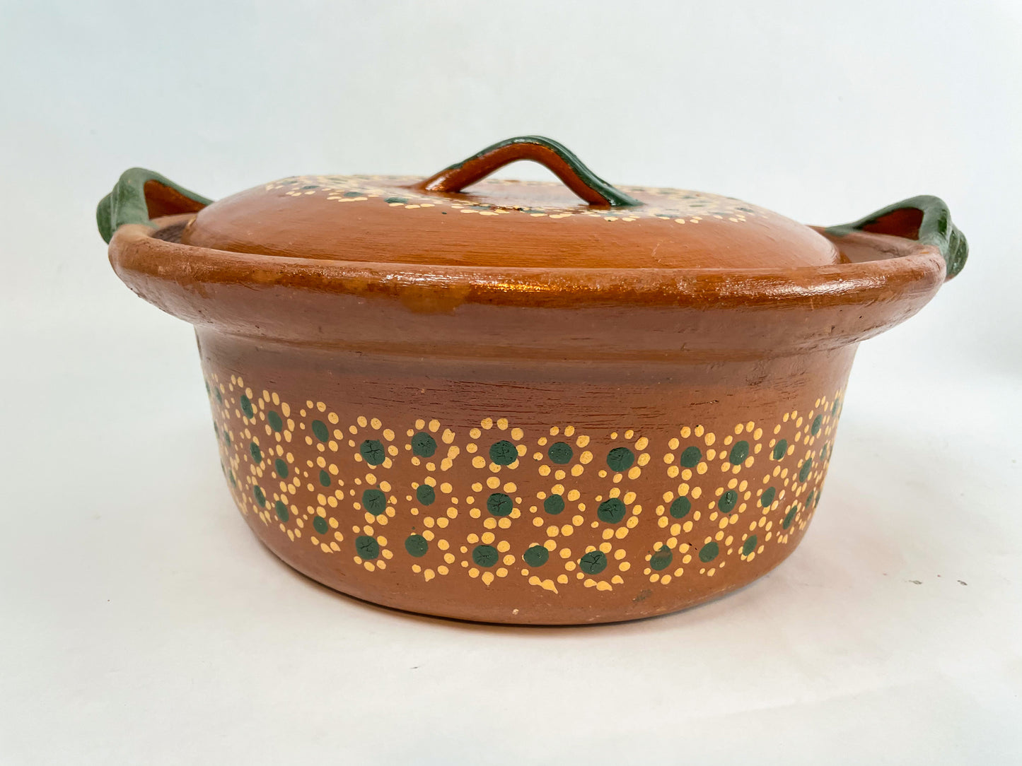 Michoacan Mexican Clay Cazuela Cooking Pot Lead Free Authentic Clay Pots Sarten de Barro Hondo Casuela