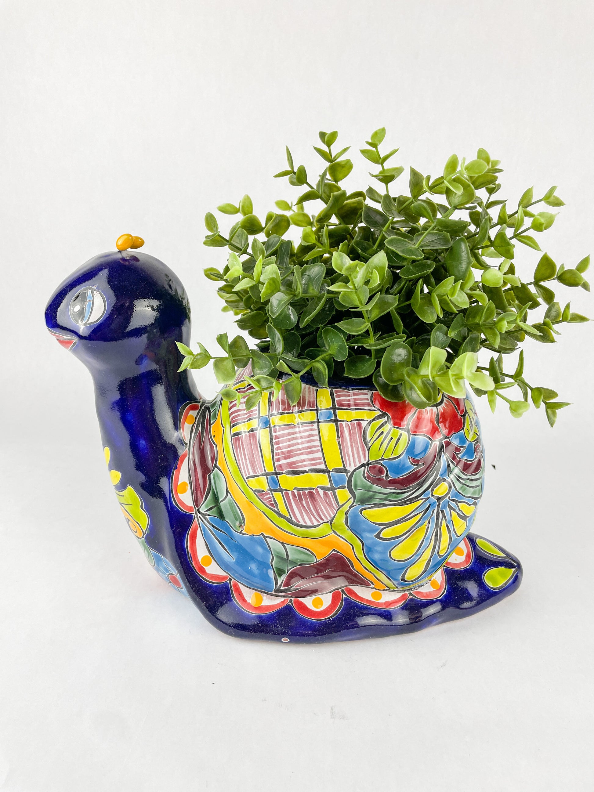 plant pot animals Talavera Animals Talavera pottery Talavera Planters Colorful