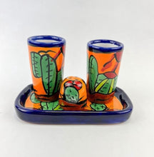 Load image into Gallery viewer, Talavera Tequila Shot Glass Set, Mexican Tequila Shot Glasses, Mexican Talavera, Talavera Shot Glasses
