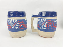 Load image into Gallery viewer, Mexican Clay Beer Steins 2 Pcs Set Michelada Cup Vaso Jaibolero
