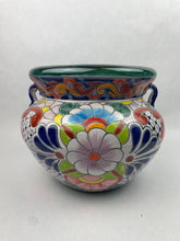Load image into Gallery viewer, Talavera Flower Pots 10 Inches Talavera pottery Michoacana Planter
